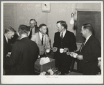 Refreshments at farmers' meeting. Gold Hill, California