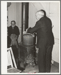 Kettle of coffee for refreshments at farmers' meeting at Gold Hill, Placer County, California