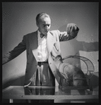 George Balanchine and his cat