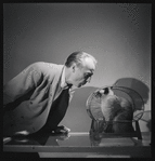 George Balanchine and his cat