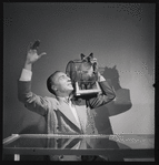 George Balanchine and his cat