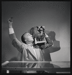 George Balanchine and his cat