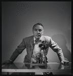 George Balanchine and his cat