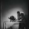 George Balanchine and his cat