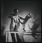 George Balanchine and his cat