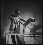 George Balanchine and his cat