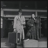 George Balanchine with Lincoln Kirstein and members of New York City Ballet, returning to New York City after performing in England