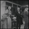 George Balanchine with Lincoln Kirstein and members of New York City Ballet, returning to New York City after performing in England