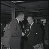 George Balanchine with Lincoln Kirstein and members of New York City Ballet, returning to New York City after performing in England