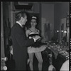 George Balanchine backstage after Capriccio Brillante with Maria Tallchief