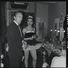 George Balanchine backstage after Capriccio Brillante with Maria Tallchief