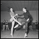Tanaquil Le Clercq and Beatrice Tompkins rehearsing Cakewalk