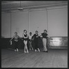 George Balanchine rehearsing Capriccio Brillante with Jillana, Barbara Bocher, Irene Larsson and Constance Garfield