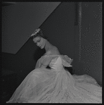 Melissa Hayden, backstage at City Center
