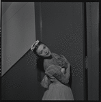 Melissa Hayden, backstage at City Center