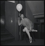 Tanaquil Le Clercq, in costume for Jerome Robbins's Ballade