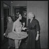 Ruth St. Denis backstage at the City Center with Maria Tallchief