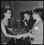 Maria Tallchief, backstage at the City Center