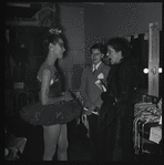 Maria Tallchief, backstage at the City Center