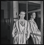 Unidentified male NYCB dancer backstage at the City Center (Brooks Jackson?)