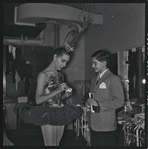 Maria Tallchief, backstage at the City Center