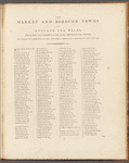 The market and borough towns in England and Wales ...