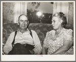 Fruit farmer and his wife, Placer County, California. He owns four hundred acres and has farmed this land for about thirty-five years. He started work in this section freighting ore out. Next he went into cattle raising and about twenty-five years ago int