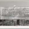 Sign of old Virginiatown. Placer County, California. There is nothing left of the town although there is still a little placer mining in the vicinity