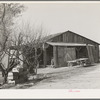 Packing shed of fruit farmer. Placer County, California