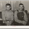 Fruit farmer and his son. Placer County, California