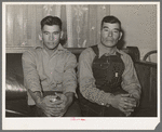 Fruit farmer and his son. Placer County, California