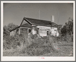 Unkept yards are common as farmers' incomes creep lower when they lose markets for their fruit. Placer County, California
