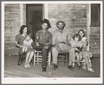 Farmer from Oklahoma, his wife, son and daughter-in-law and two grandchildren. Placer County, California