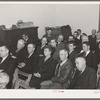 Members of the Loomis Fruit Association at their fortieth annual meeting. Loomis, Placer County, California