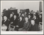 Members of the Loomis Fruit Association at their fortieth annual meeting. Loomis, Placer County, California