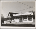 Buildings. New Castle, Placer County, California. As the incomes of fruit farmers in this neighborhood decline, the towns follow suit