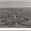 Farmstead and farmland near Almena. Norton County, Kansas