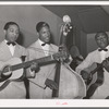 Entertainers at Negro tavern. Chicago, Illinois