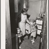 Kitchen of railroad worker. Chicago, Illinois