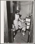 Kitchen of railroad worker. Chicago, Illinois