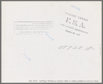 Front of house on Federal Street in Negro section of Chicago, Illinois