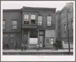 House and children in Negro section of Chicago, Illinois