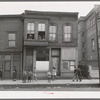 House and children in Negro section of Chicago, Illinois