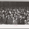 Detail of crowd watching the orchestra at the Savoy Ballroom. Chicago, Illinois