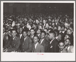 Detail of crowd watching the orchestra at the Savoy Ballroom. Chicago, Illinois