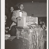 Sound effects man of orchestra at Savoy Ball Room. Chicago, Illinois