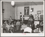 During the services of the "storefront" Baptist church. Chicago, Illinois