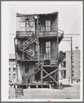 Back of multi-family dwellings rented to Negroes. Chicago, Illinois