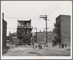 Children playing in vacant lot in Negro section of Chicago, Illinois