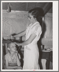 Mrs. Browning, FSA (Farm Security Administration Rehabilitation) borrower. Dead Ox Flat, Malheur County, Oregon